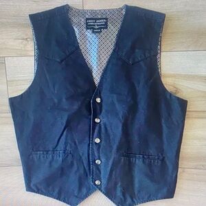 Cody James Black Men's Vest